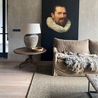 Klantfoto: Portret van een man, anoniem - 1633, op canvas