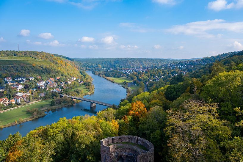 Wertheim, een mooi klein stadje in Duitsland van Guenter Purin