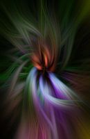 Torsion de couleur abstraite