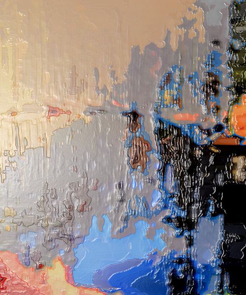 Waterhole Grundbach [Original 60 cm x 50 cm] by Anna Kasten
