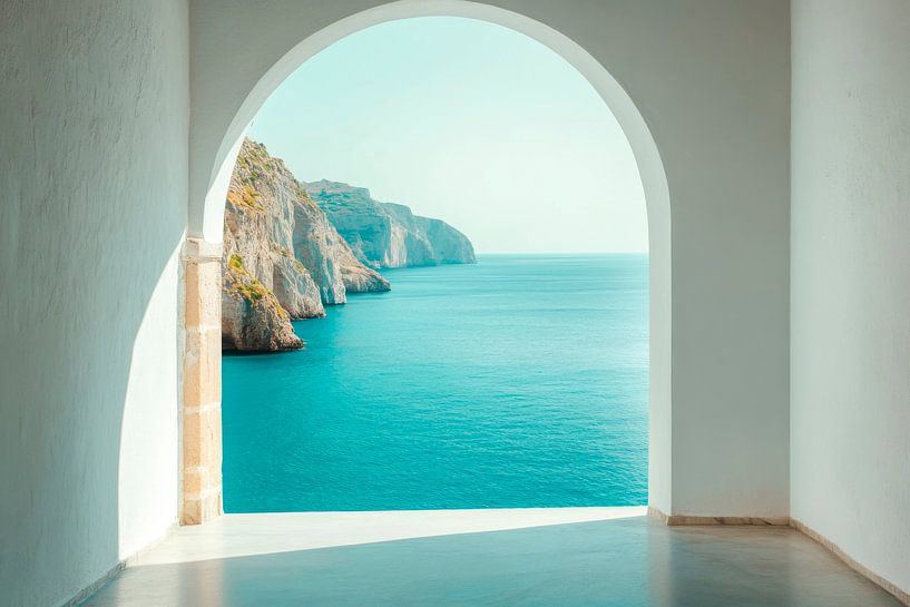 Vue sur la mer par Poster Art Shop