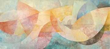 Pastelvlakken | Zacht Geometrisch Spel van Modern Collection