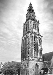 Martini-Turm in der Stadt Groningen