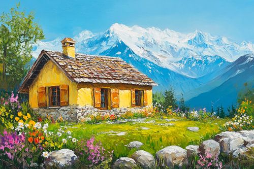 Mountain idyll hut