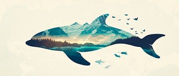 Wasserwelt im Wal von Poster Art Shop