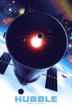 STK204959S-Hubble Ruimte Telescoop Poster. van Stocktrek Images