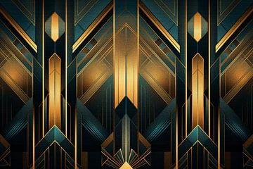 Art Deco Geometrie von Whale & Sons