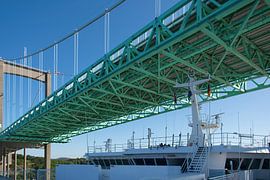 Almost touching the Älvsborg bridge by Frank's Awesome Travels