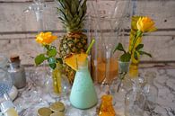 Cocktail mit Sahne Wodka Blue Curacao Kokosnuss Sirup Crush-Eis und Ananassaft. von Babetts Bildergalerie Miniaturansicht