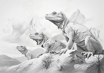 Leguana | Leguana by ARTEO Paintings