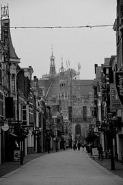 Alkmaar North Holland Black and White by Hendrik-Jan Kornelis