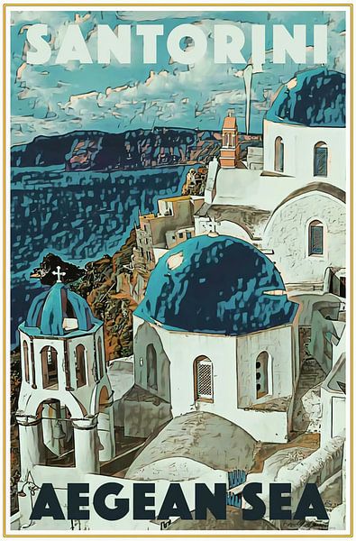 Santorin von Maria Blair