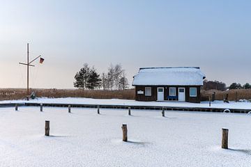 Winter on a lake by Rico Ködder