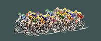 peloton  wielrenners by ! Grobie thumbnail