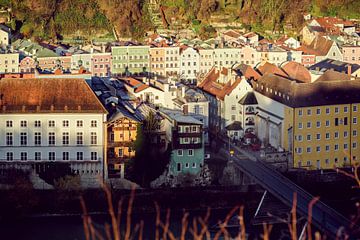 Burghausen an der Salzach von altmodern