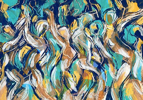 Dancing crowd by ART Eva Maria