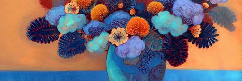 Bloemen Vaas | Colorful Blooming Vase