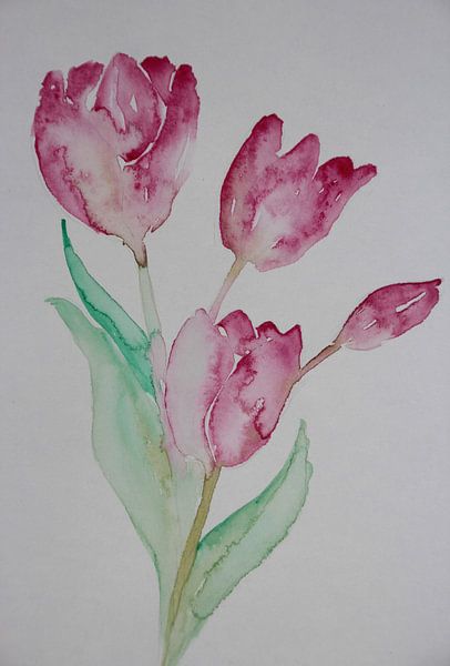 Tender Tulips by Anja Zinken Bertens