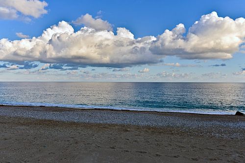 Ambiance harmonieuse le soir sur la mer Ionienne sur Silva Wischeropp