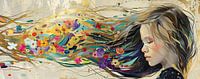 Girl Flower Splendour by Art Whims thumbnail