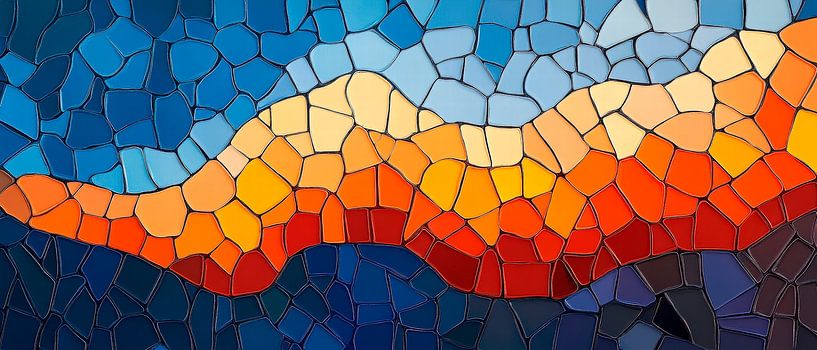 Mosaic of heaven and earth by Poster Art Shop