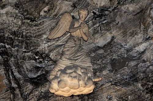 Statue of an angel in Zipaquirá salt cathedral