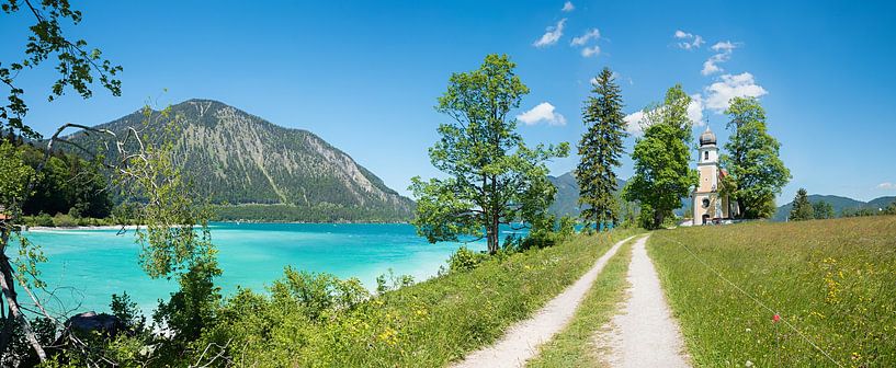 walkway to St. Margareth chapel, peninsula Zwergern by SusaZoom