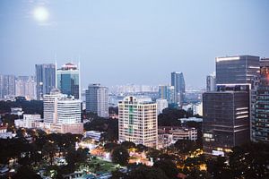 Uitzicht over Ho Chi Minh City, Vietnam van Milou Oomens