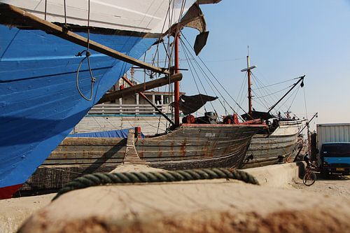 Sunda Kelapa harbor -  Jakarta, Java, Indonesia