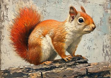 Squirrel by Blikvanger Schilderijen