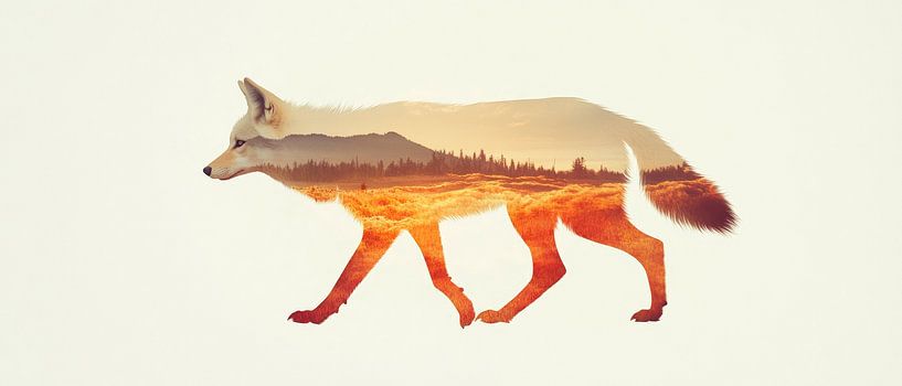 Natuur in overgang van Poster Art Shop