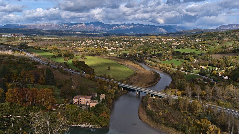 Landscape near Sisteron, Provence by Timon Schneider