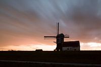 Zonsondergang in de polder
