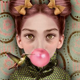 Faire éclater un chewing-gum sur Blikstjinder by Betty J