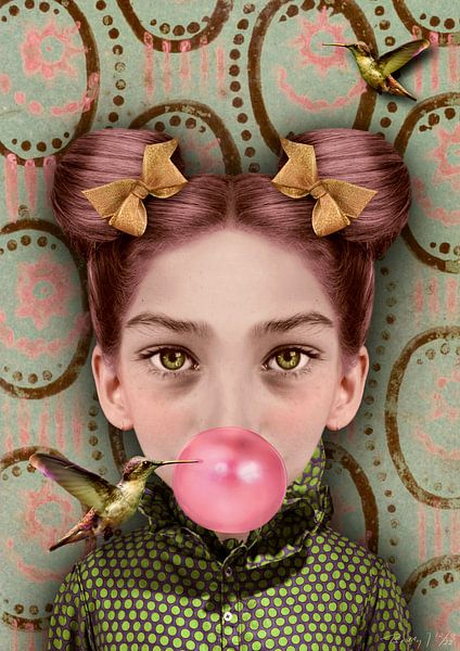 Popping bubblegum by Blikstjinder by Betty J