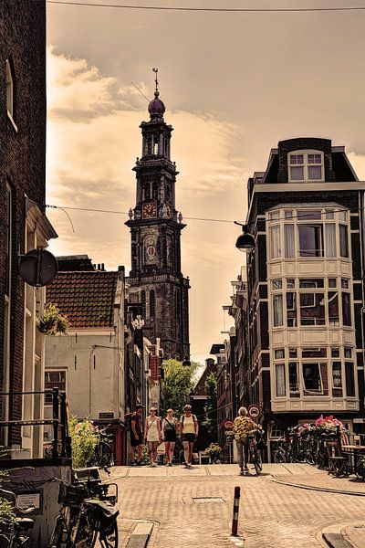 Westerkerk Jordaan Amsterdam Nederland Oud van Hendrik-Jan Kornelis