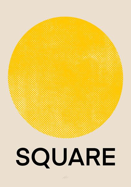 Cercle jaune électrisant par Raymond Wijngaard