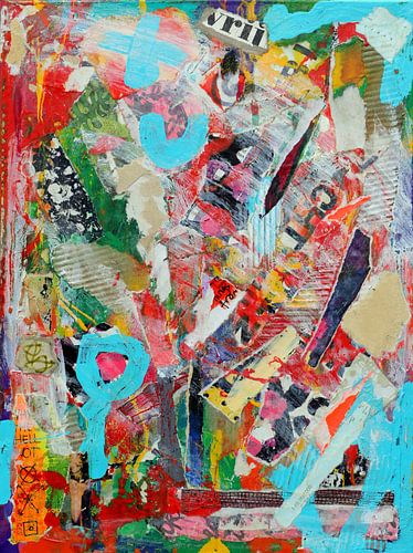 Affiche collage "Freedom"