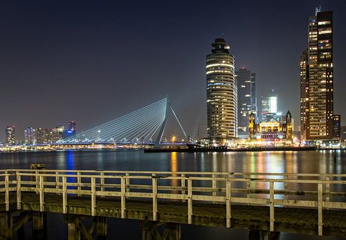 Rotterdam skyline. by Arjan van Dam
