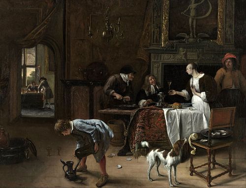 Soo gewonne, soo verteert, Jan Steen
