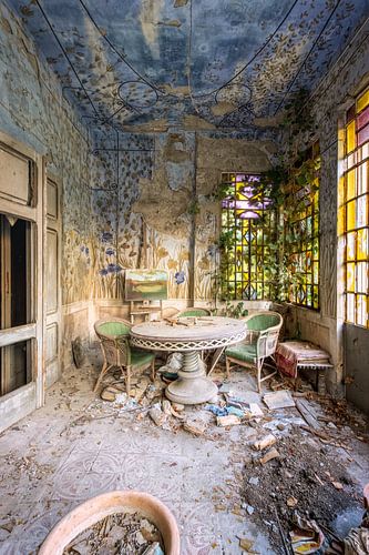 Italiaanse villa met wintertuin - Lost Place