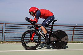 Photo du contre-la-montre du Giro de Geraint Thomas sur FreddyFinn