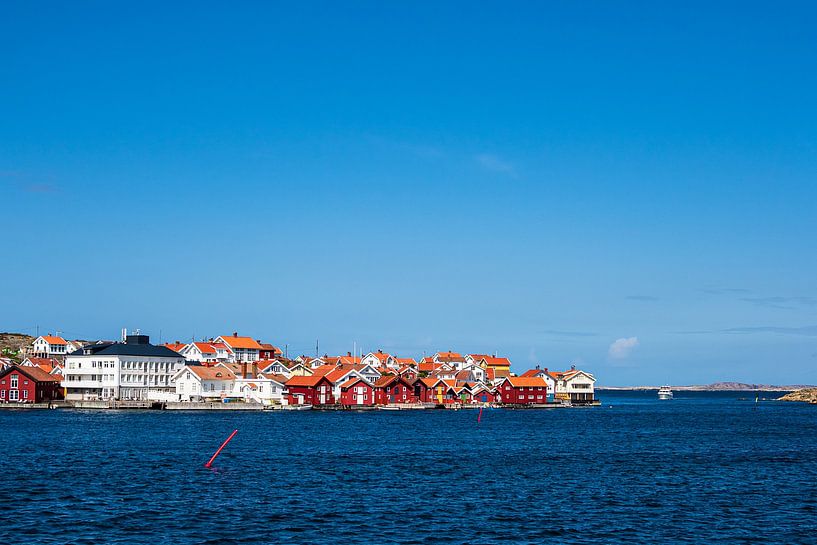 Blick auf den Ort Gullholmen in Schweden von Rico Ködder