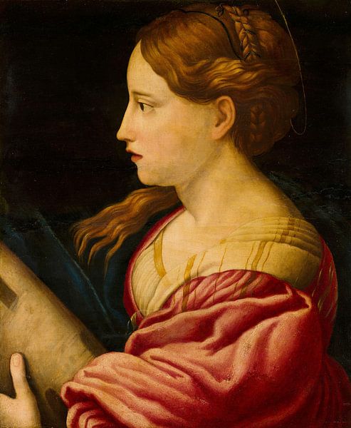 Heilige Barbara, Parmigianino von Meisterhafte Meister
