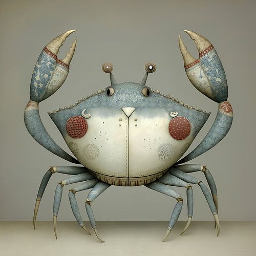 Charmante Krab Caleidoscoop