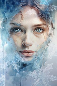 Freeze - winterportret van Koffie Zwart