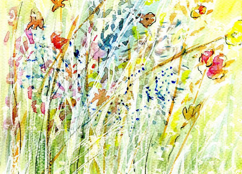Frühlingsreigen - Voorjaarsronde von Claudia Gründler