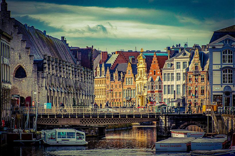 Le paysage urbain de Gand par Helga van de Kar