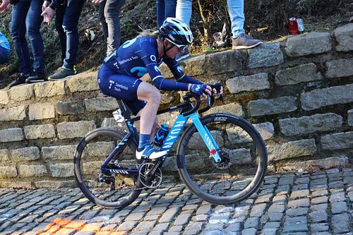 Annemiek on the wall