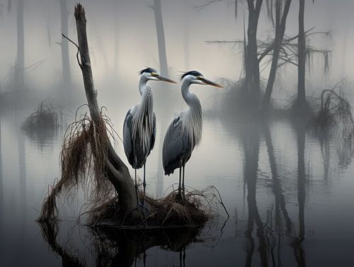 Two Herons